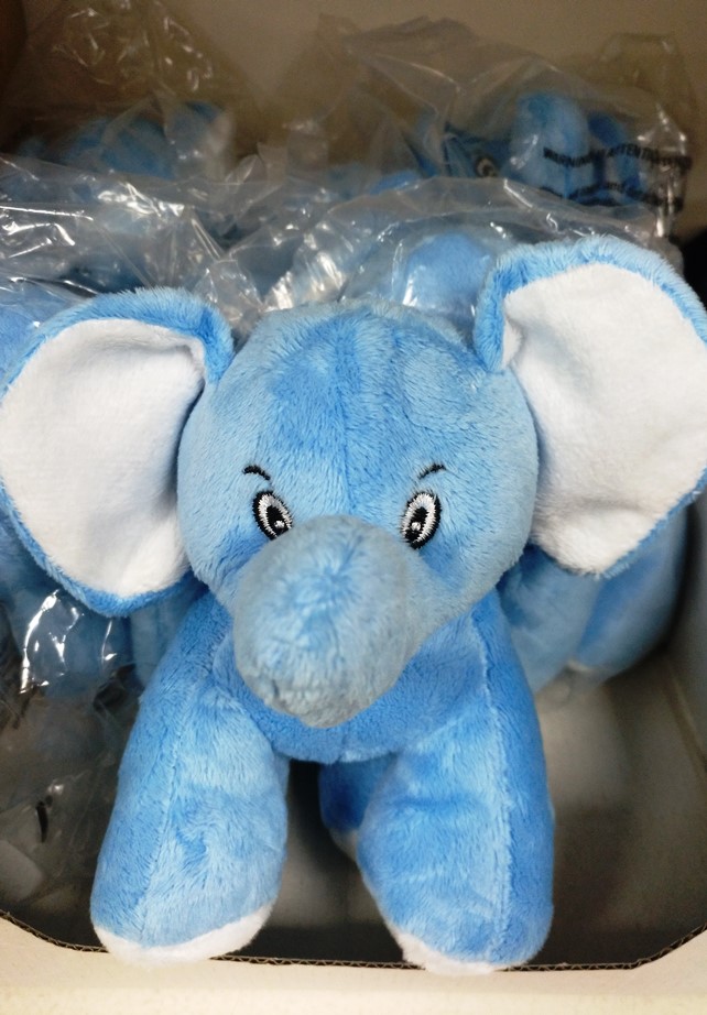 Peluche Elefantito Azul